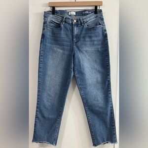 Nicole Miller Blue Ankle SOHO high rise Jeans crop size 12